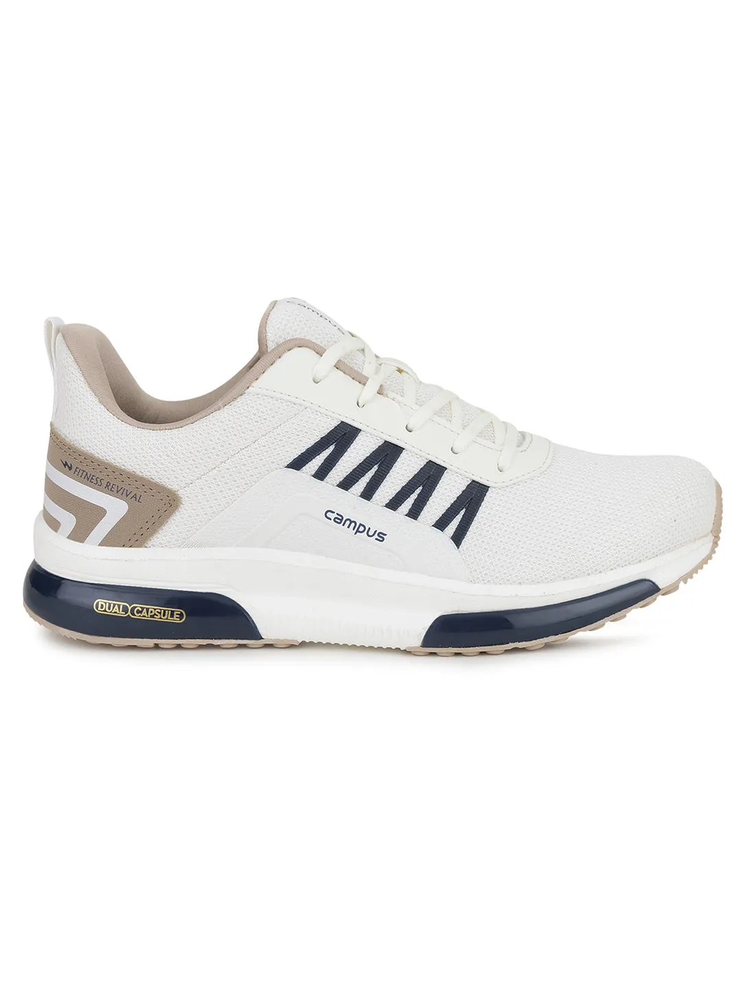 BRAZIL PRO Cream Men's Running Shoes sold by Campus Shoes
