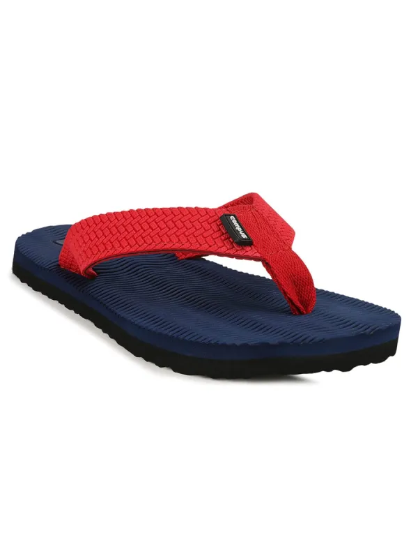 GC-1001B Red Men's Flip Flops sold by Campus Shoes