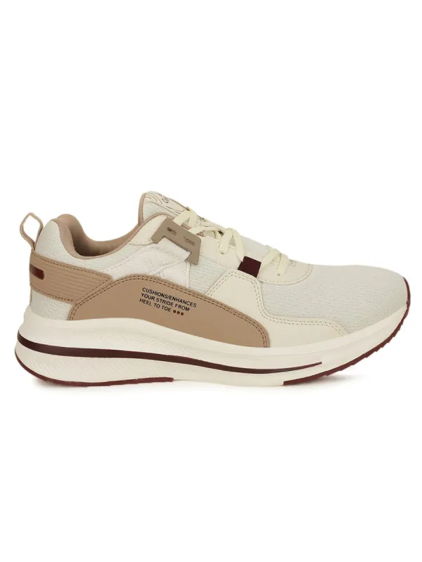 TRILLIUM Men's White Running Shoes sold by Campus Shoes