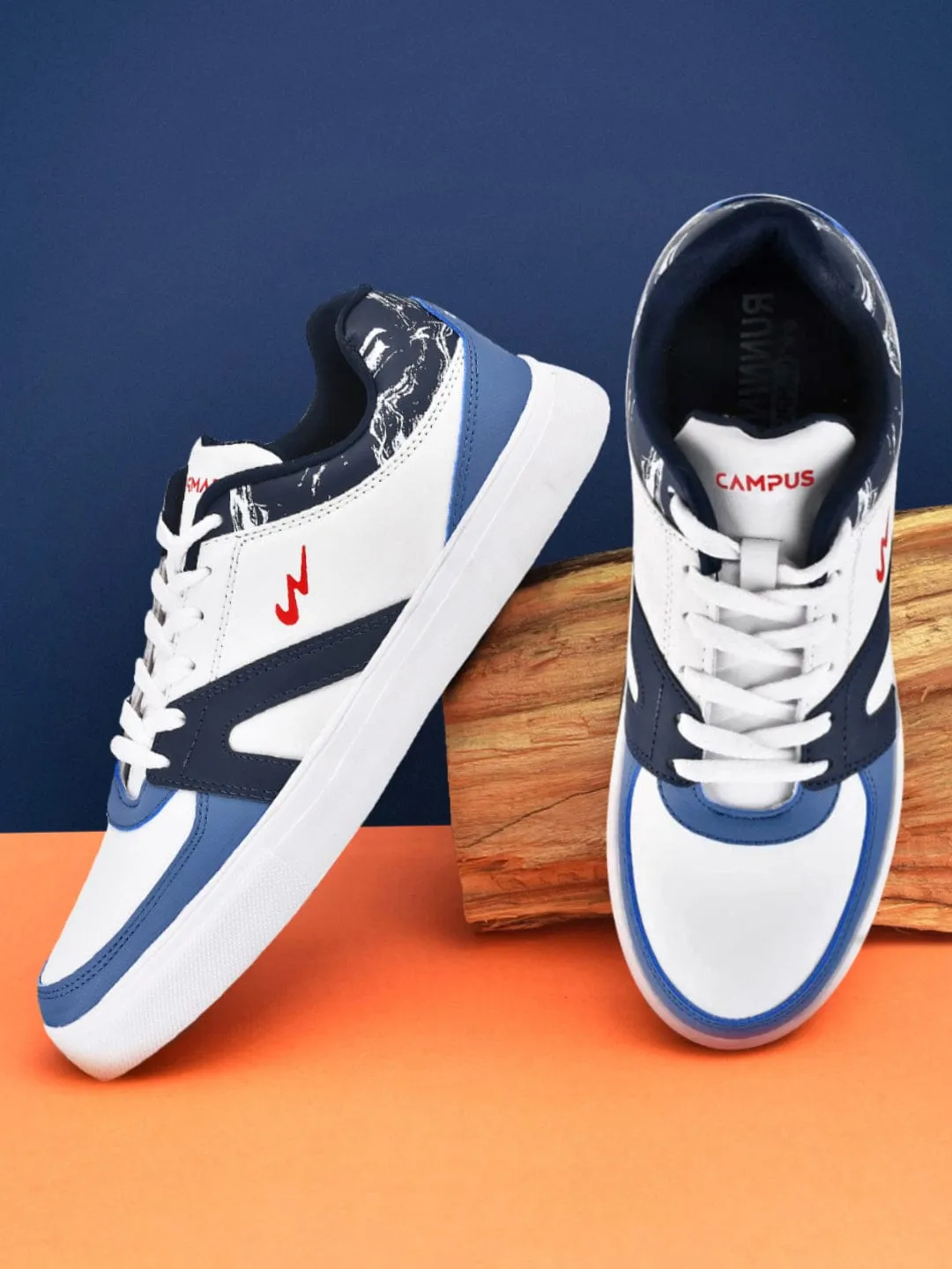 OG-04 White Men's Sneakers sold by Campus Shoes product image thumbnail 5