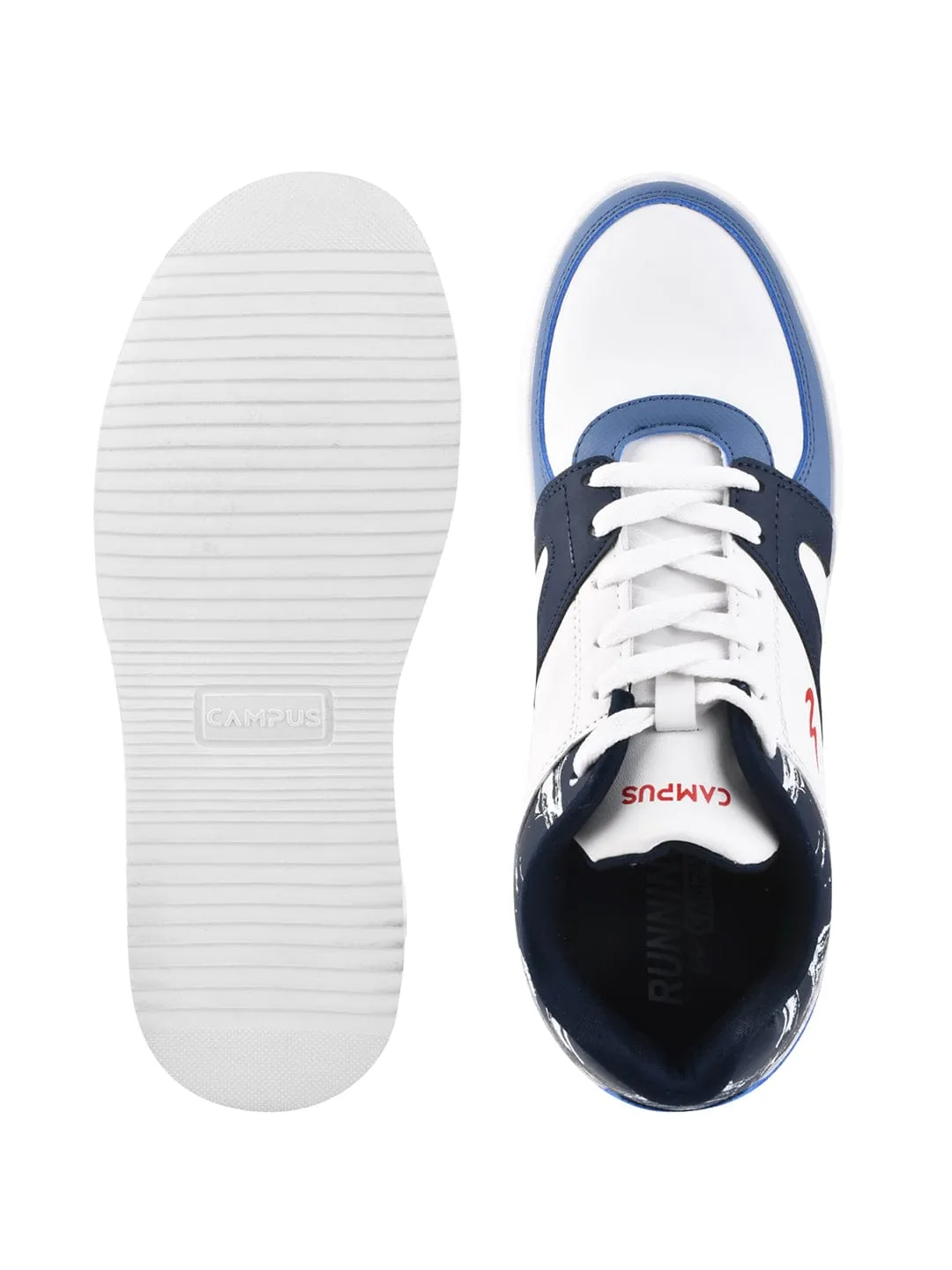 OG-04 White Men's Sneakers sold by Campus Shoes product image thumbnail 4