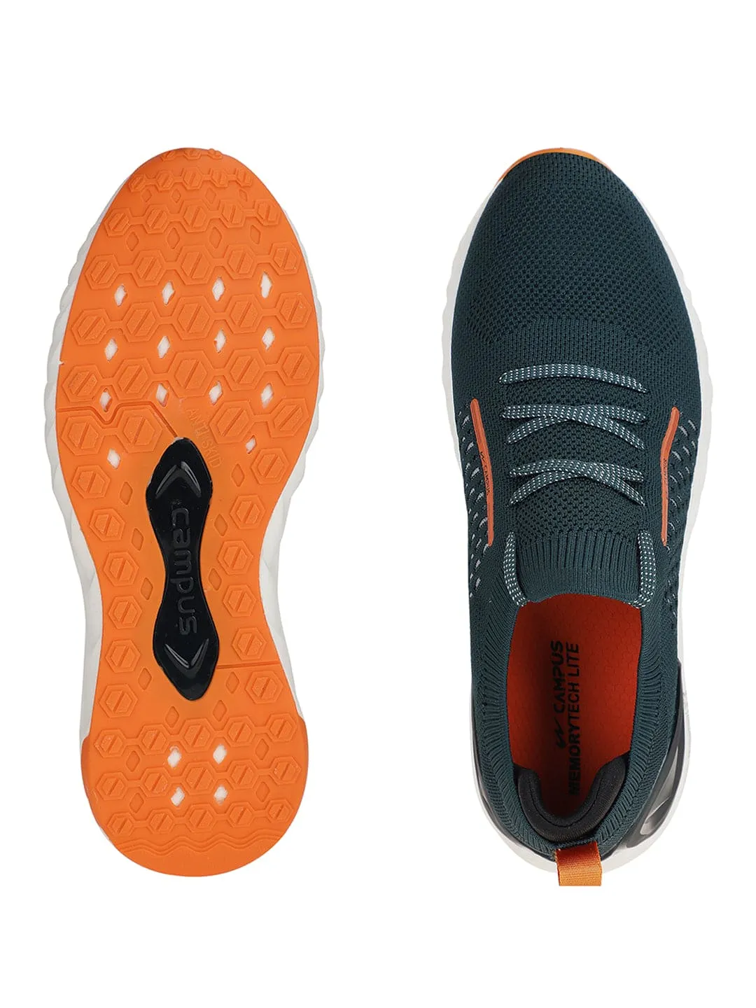 STREET-RUN Teal Men's Running Shoes sold by Campus Shoes product image thumbnail 4