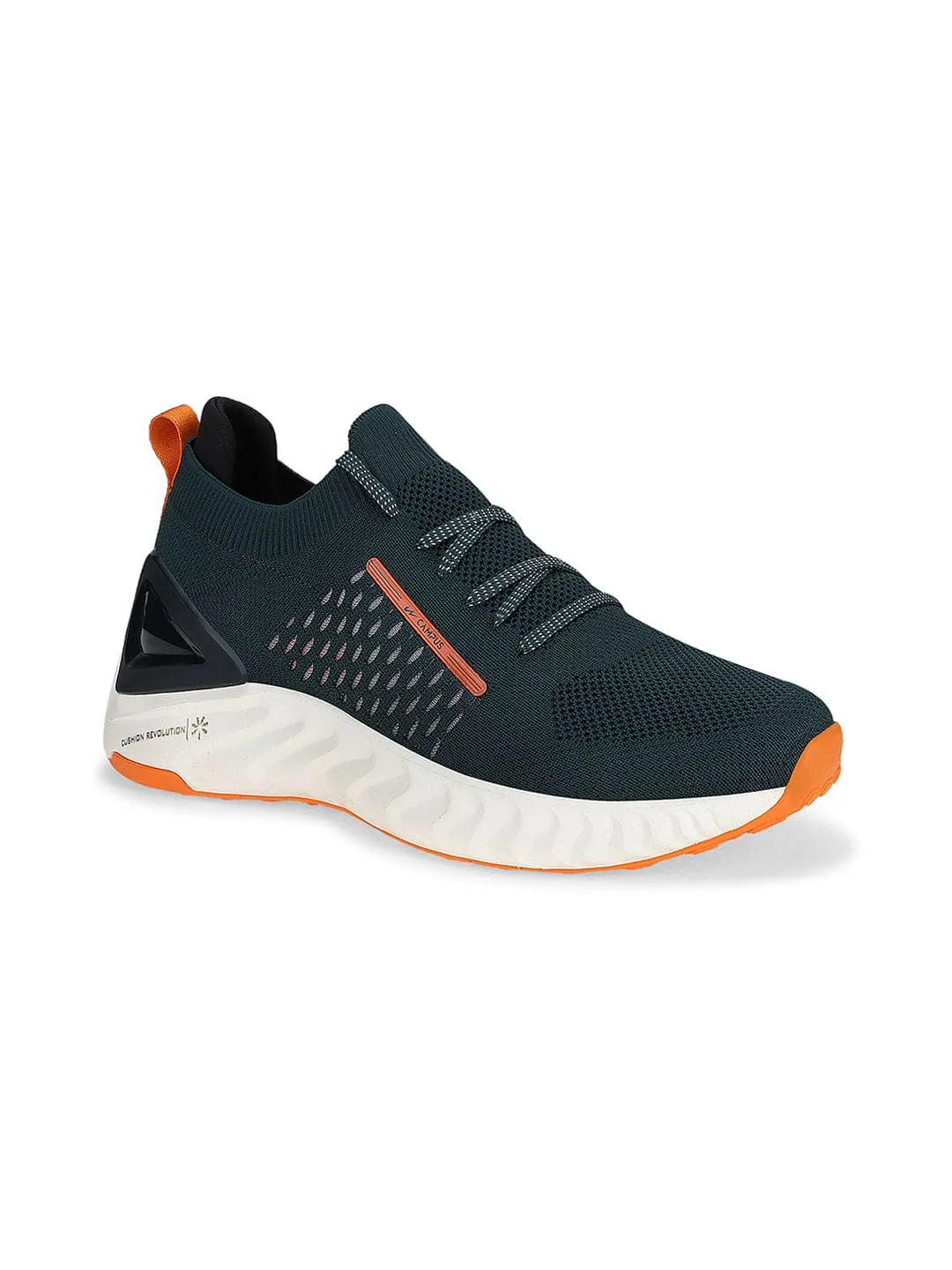 STREET-RUN Teal Men's Running Shoes sold by Campus Shoes product image thumbnail 2
