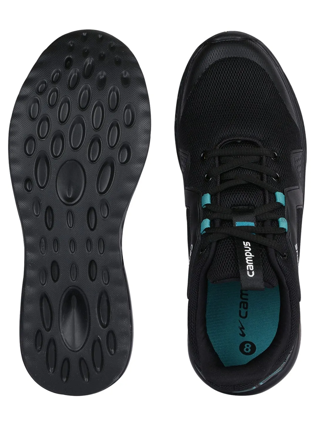 PATRIK PRO Black Men's Sports Shoes sold by Campus Shoes product image thumbnail 5