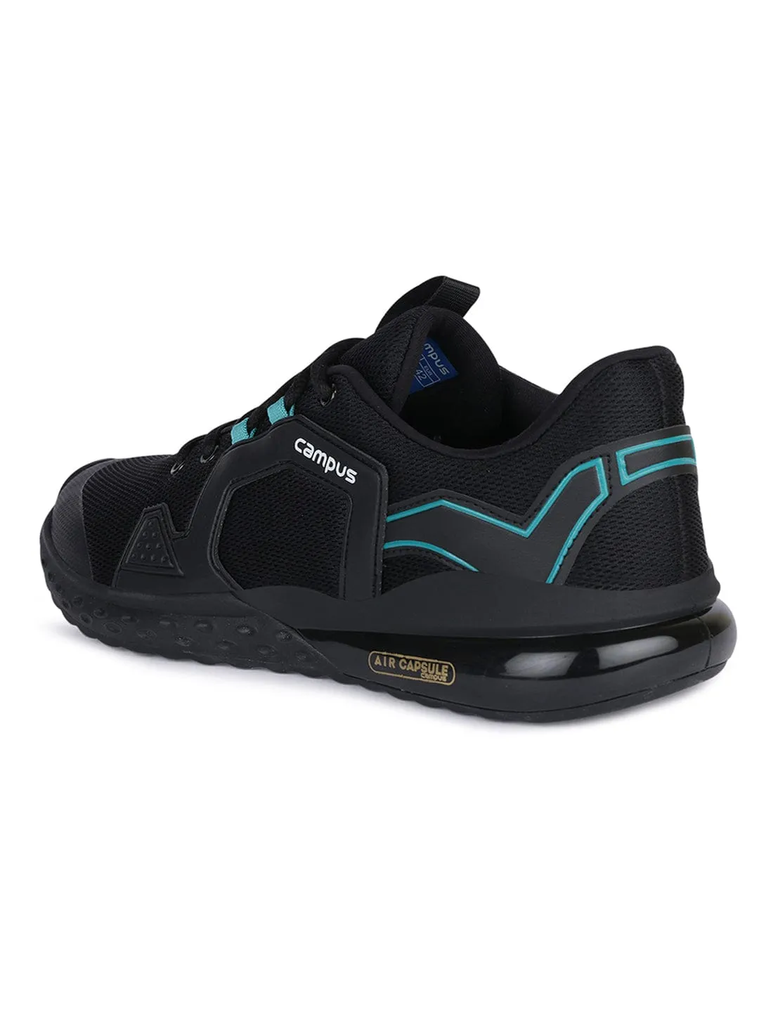 PATRIK PRO Black Men's Sports Shoes sold by Campus Shoes product image thumbnail 3