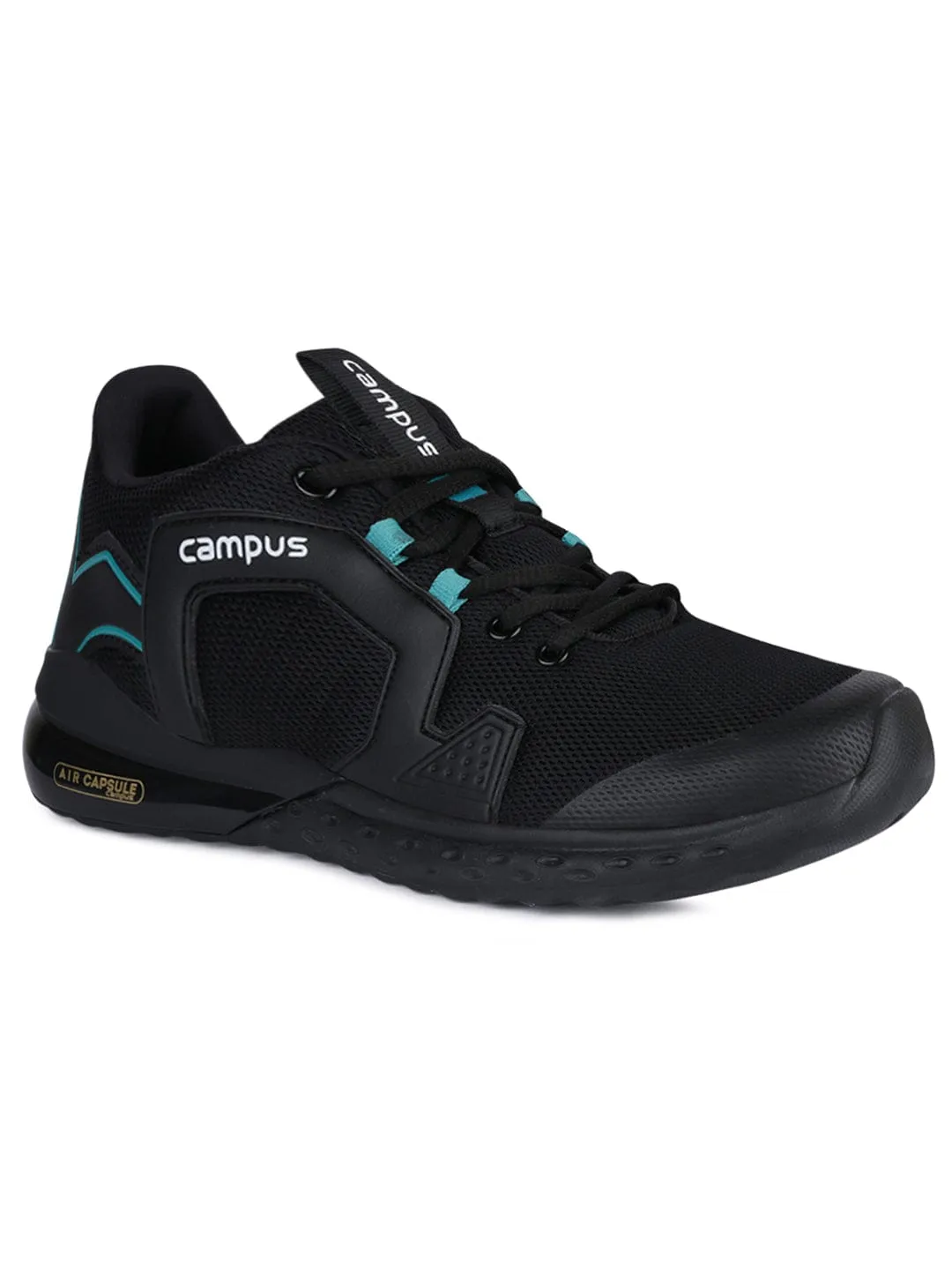 PATRIK PRO Black Men's Sports Shoes sold by Campus Shoes product image thumbnail 2