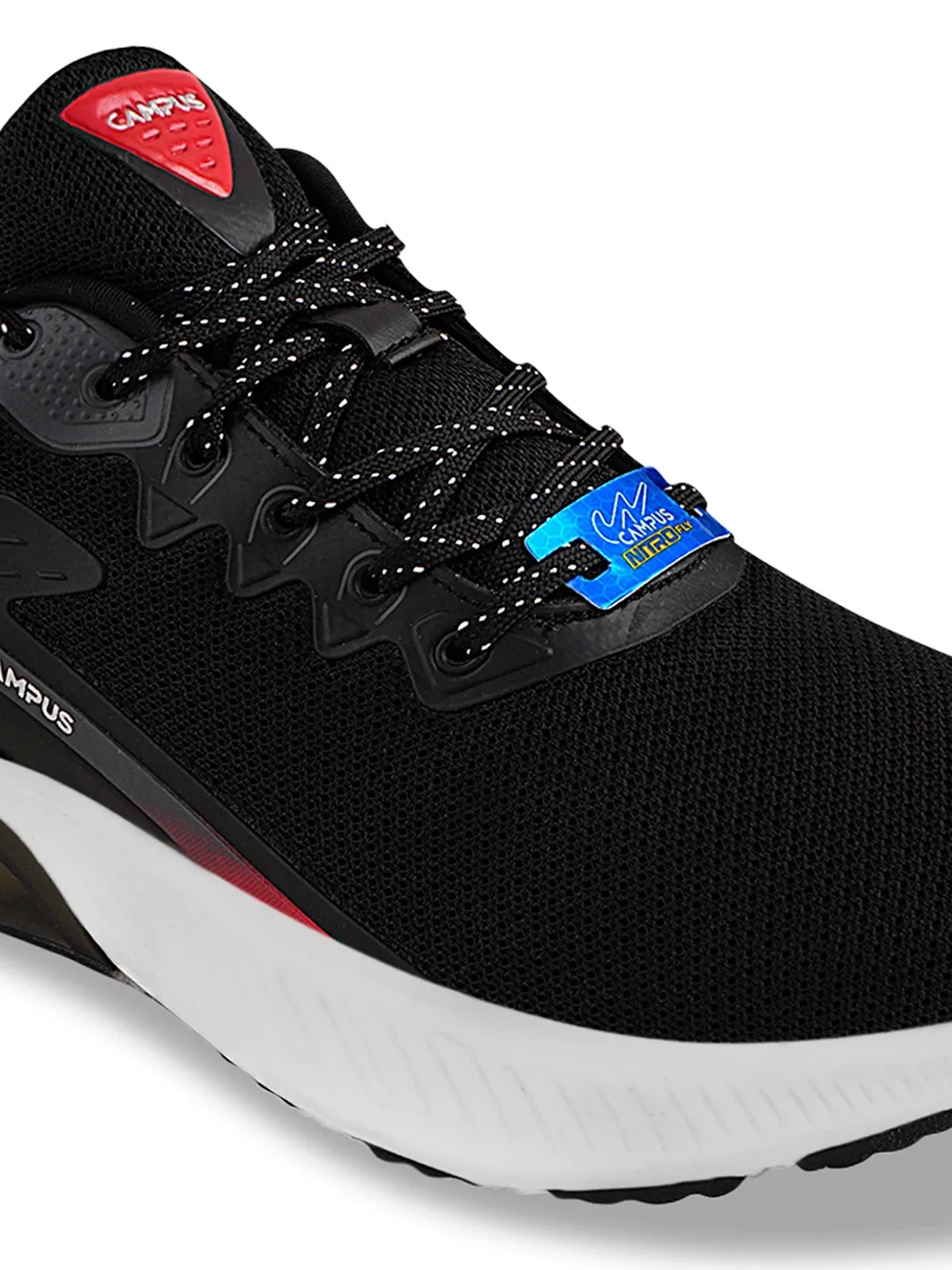 PROMOTE Black Men's Sports Shoes sold by Campus Shoes product image thumbnail 4