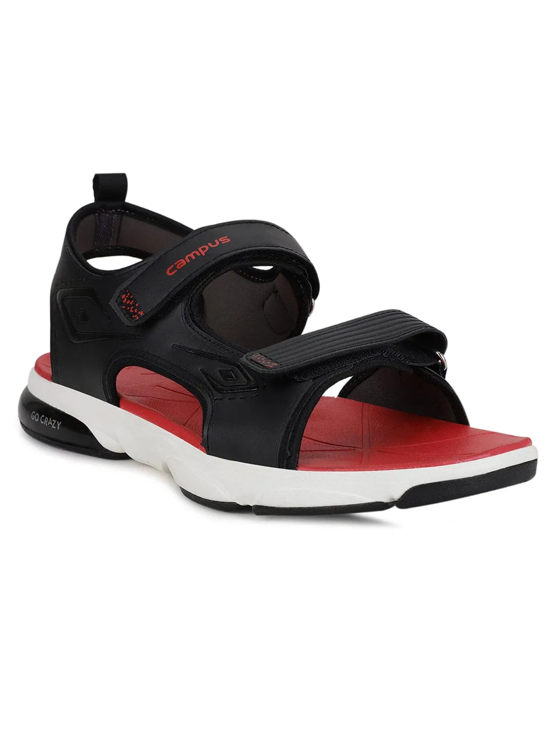 GC-21 Black Men's Sports Sandals sold by Campus Shoes product image thumbnail 2