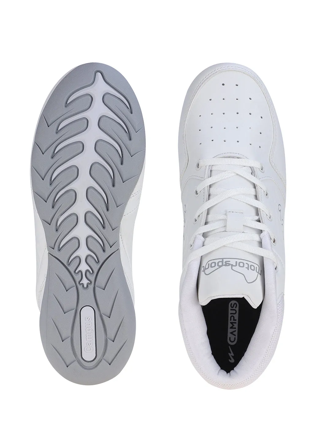 MM-1 White Men's Sneakers sold by Campus Shoes product image thumbnail 5