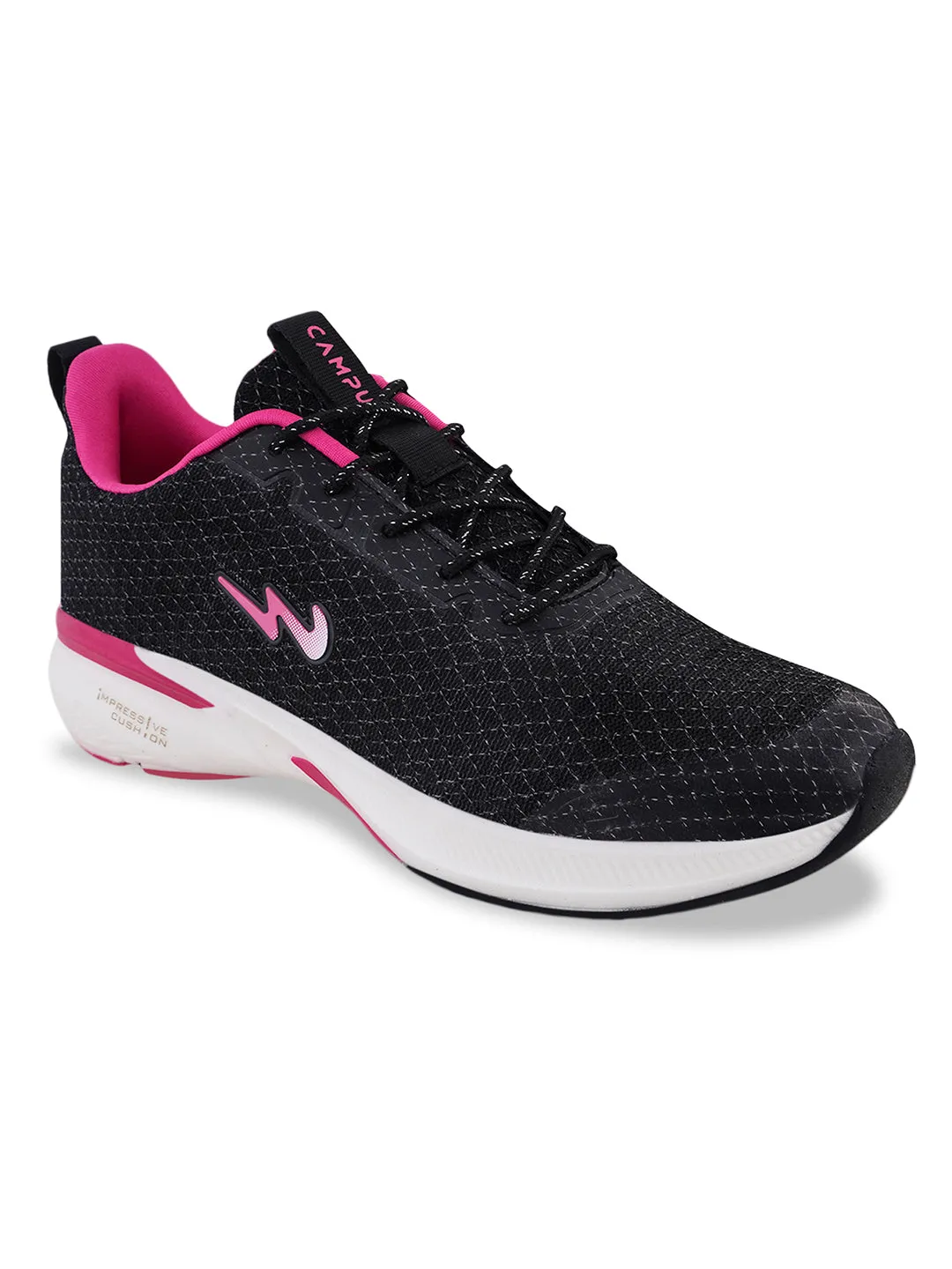 CAMP GRACI Black Women's Sports Shoes sold by Campus Shoes product image thumbnail 2