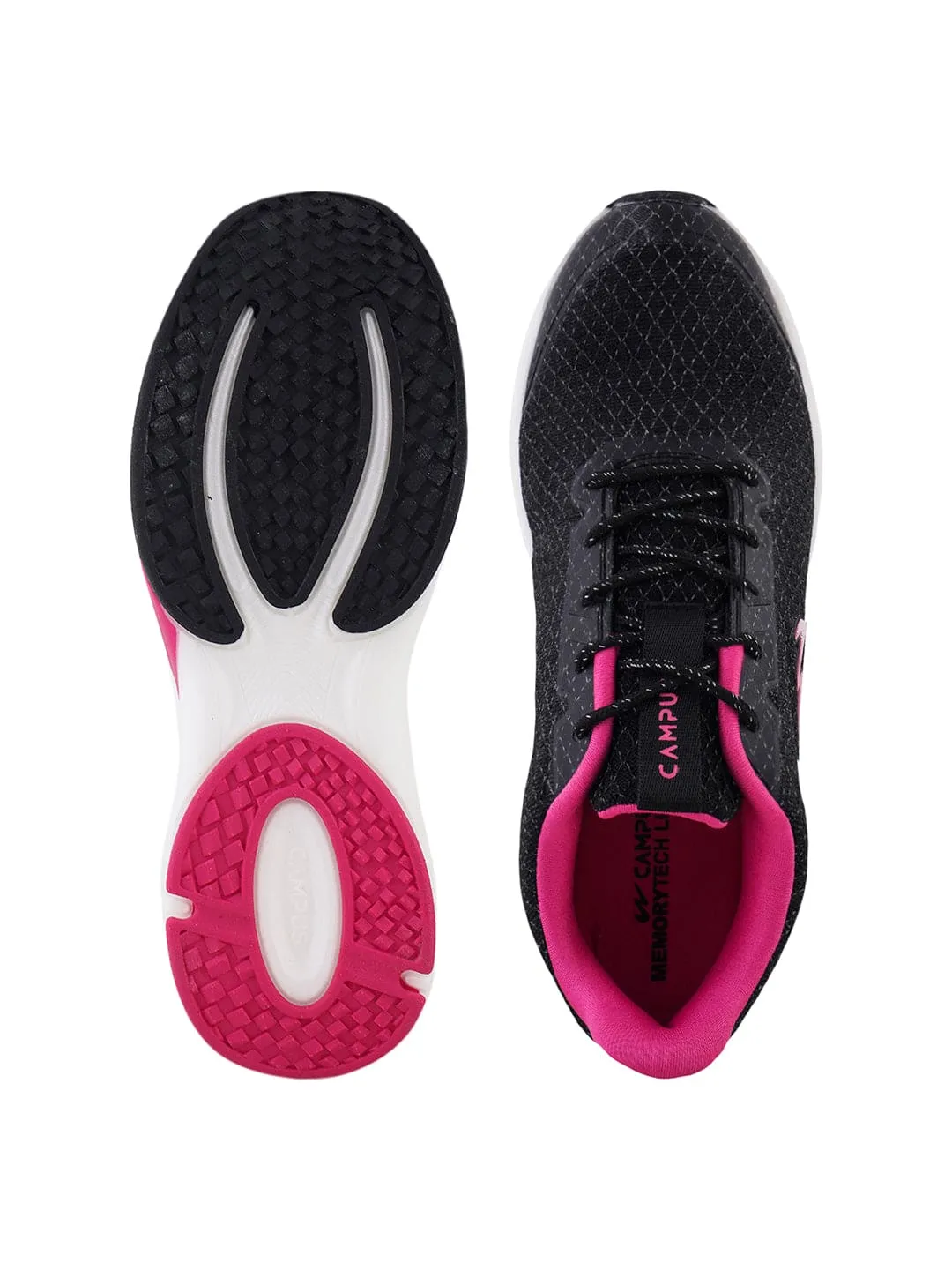 CAMP GRACI Black Women's Sports Shoes sold by Campus Shoes product image thumbnail 4