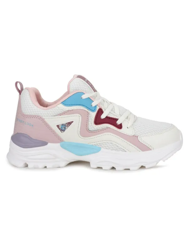 BIRDIE Off White Women's Sneakers sold by Campus Shoes