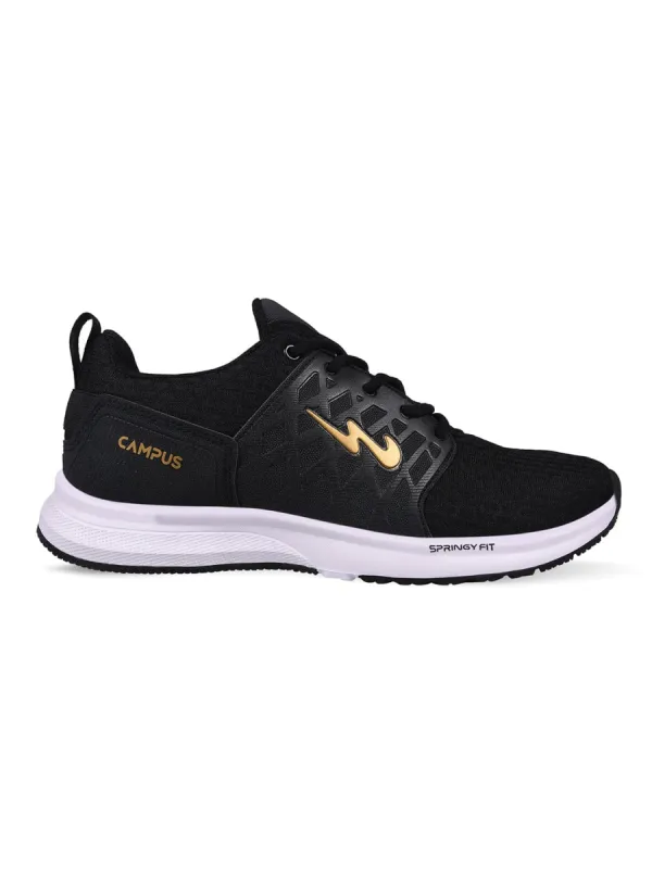 RODEO PRO Black Men's Running Shoes sold by Campus Shoes