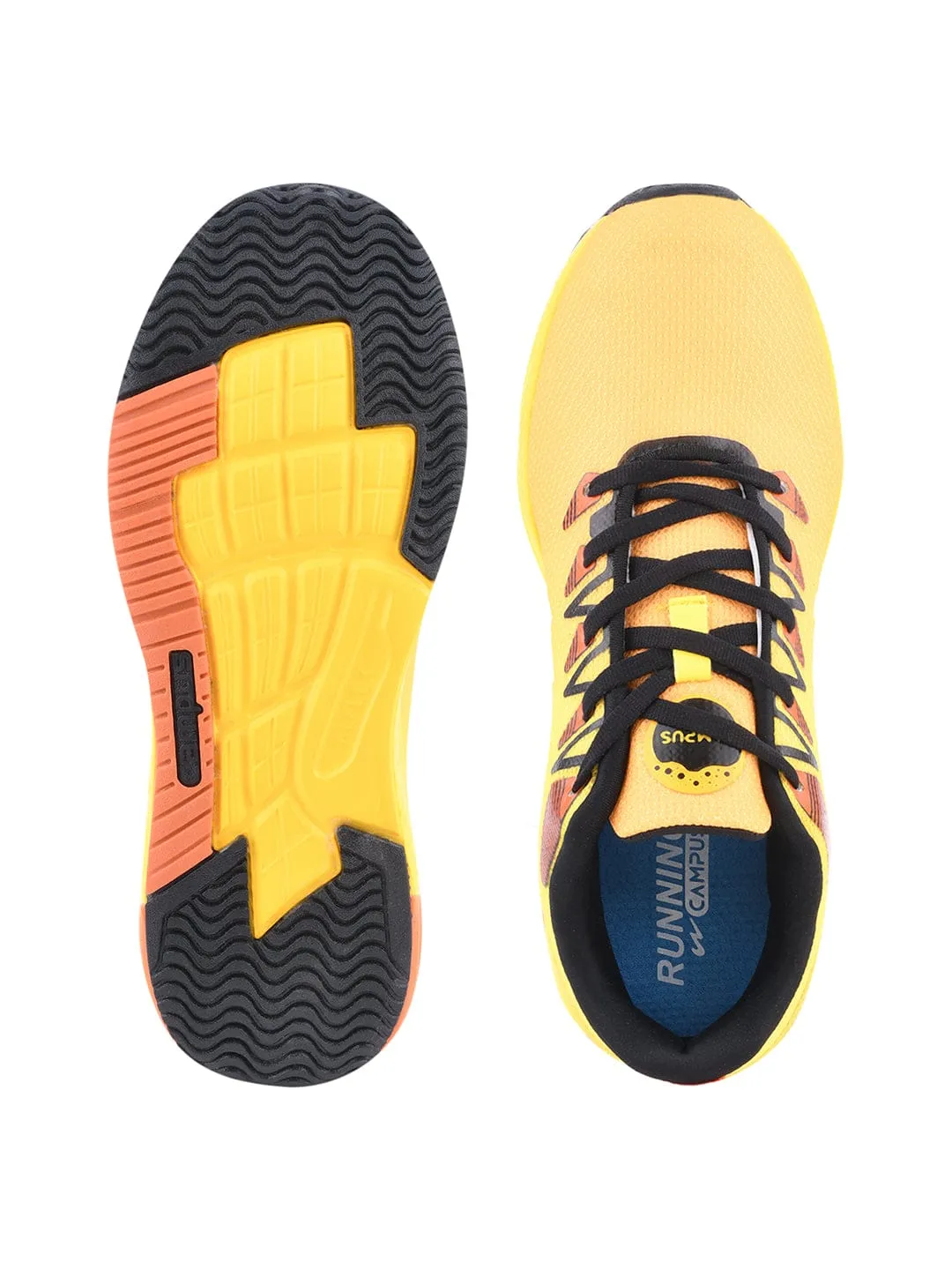 CAMP MARLON Yellow Men's Running Shoes sold by Campus Shoes product image thumbnail 4