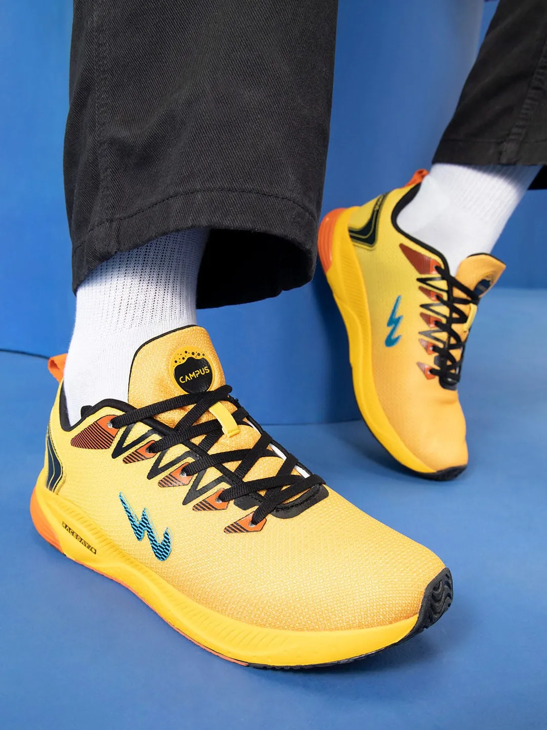 CAMP MARLON Yellow Men's Running Shoes sold by Campus Shoes product image thumbnail 5