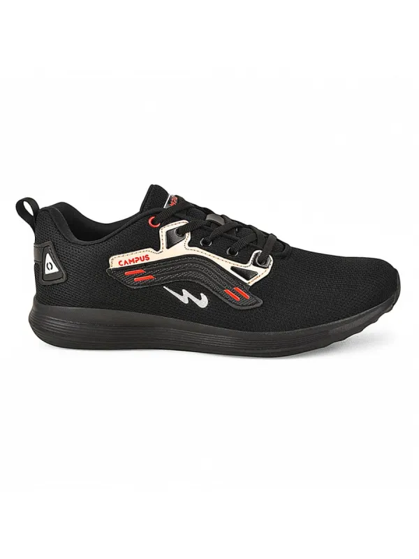 CAMP DALLIN Black Men's Running Shoes sold by Campus Shoes