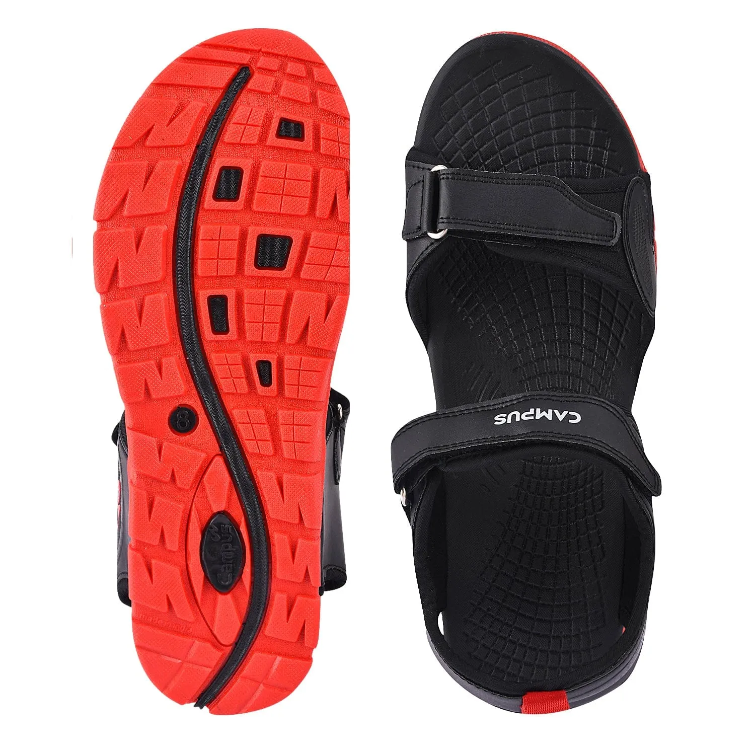 GC-22115 Black Men's Sandals sold by Campus Shoes product image thumbnail 4