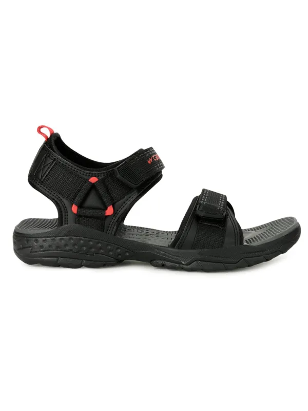 SD-016 Black Men's Sandals sold by Campus Shoes