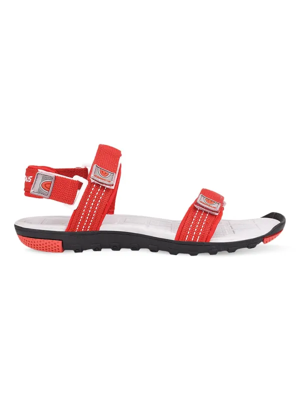 GC-2207 Red Men's Sandals sold by Campus Shoes