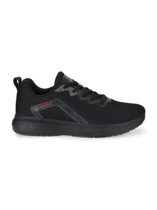 TOES Black Men's Sports Shoes sold by Campus Shoes