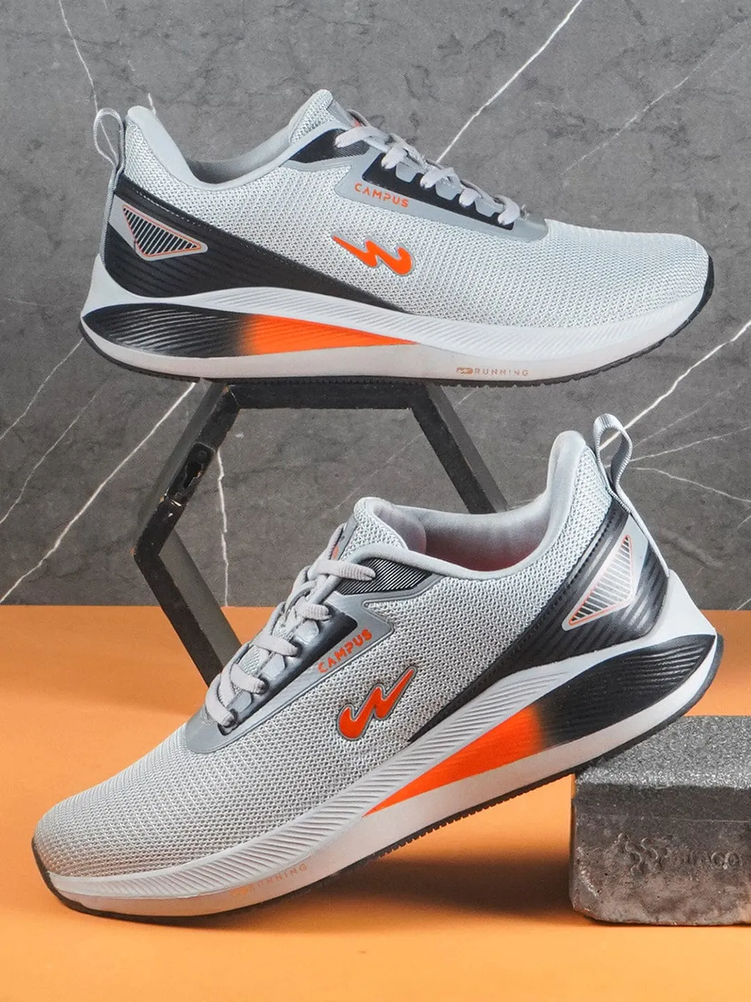 CAMP KRIPTO Grey Men's Running Shoes sold by Campus Shoes product image thumbnail 5