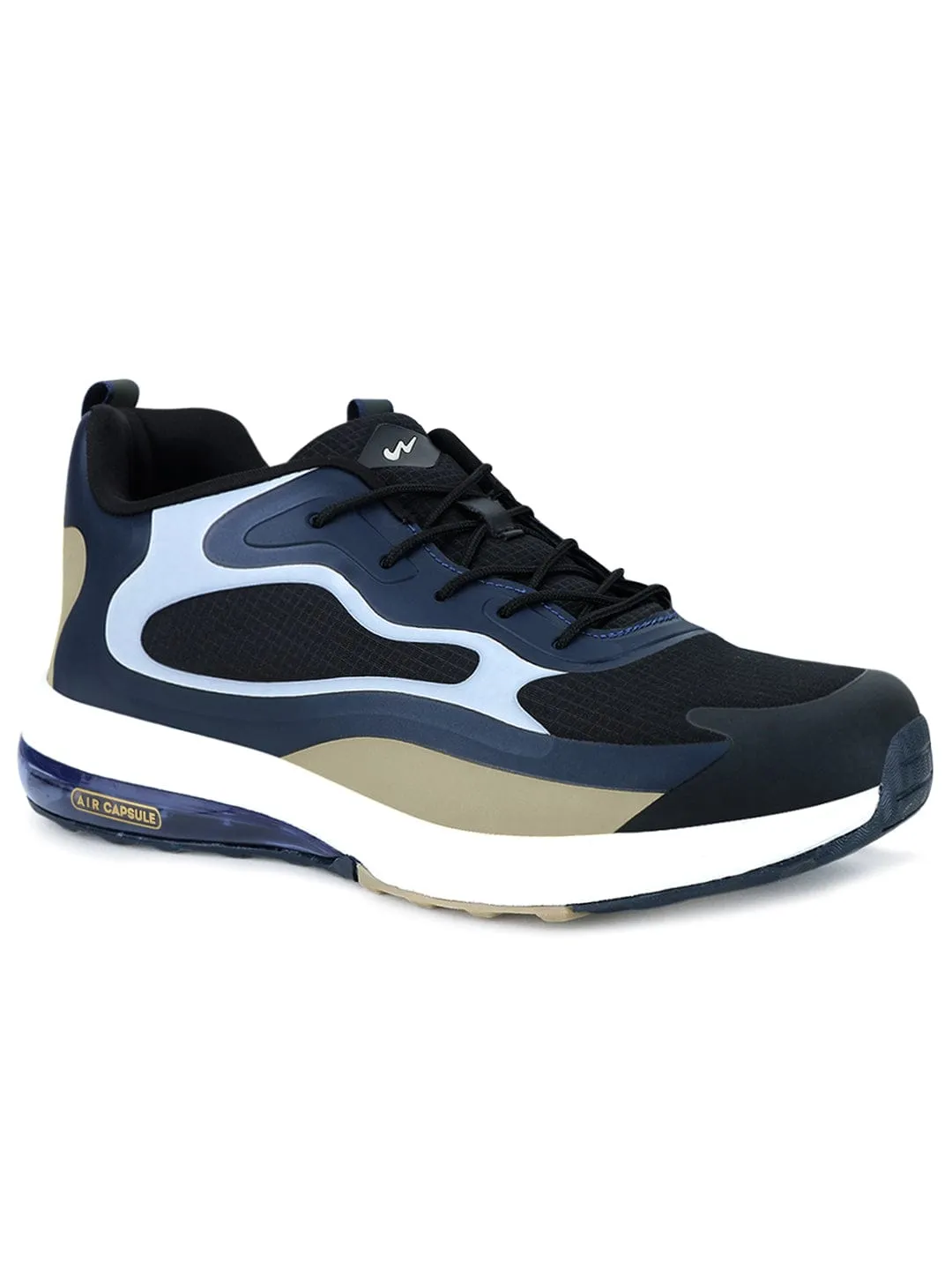 RENEGADE Black Men's Running Shoes sold by Campus Shoes product image thumbnail 2