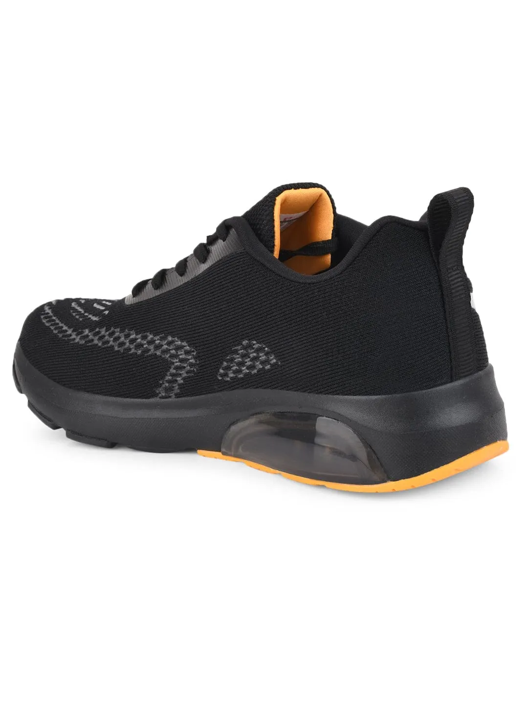 KREATION Black Men's Running Shoes sold by Campus Shoes product image thumbnail 3