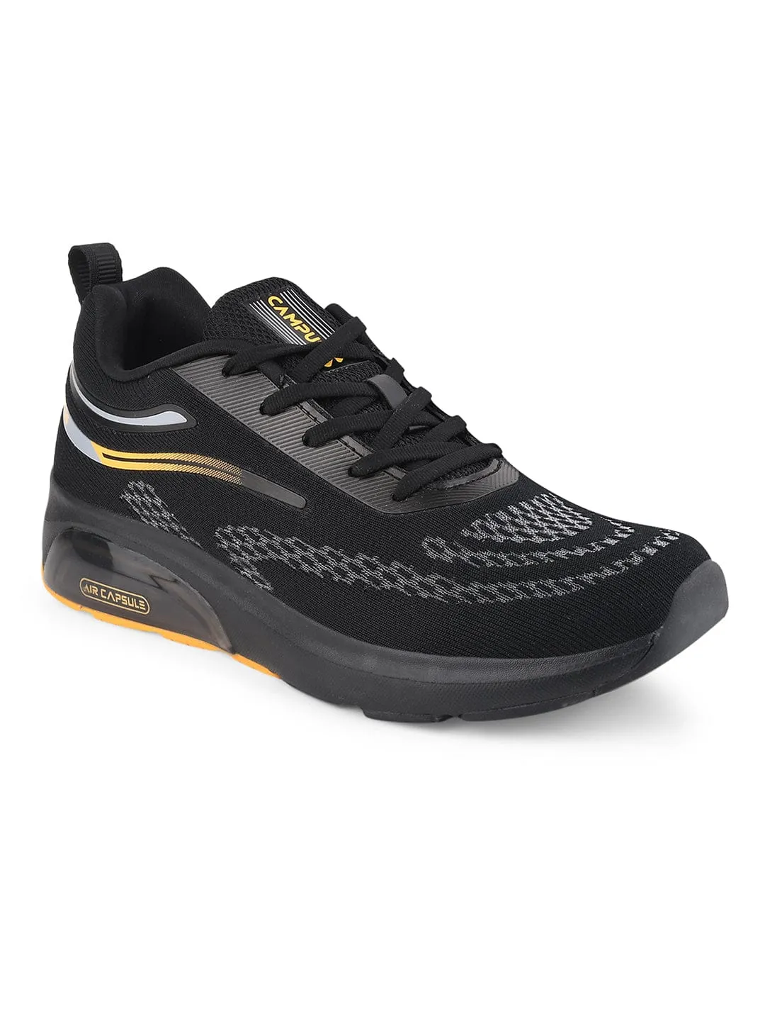 KREATION Black Men's Running Shoes sold by Campus Shoes product image thumbnail 2
