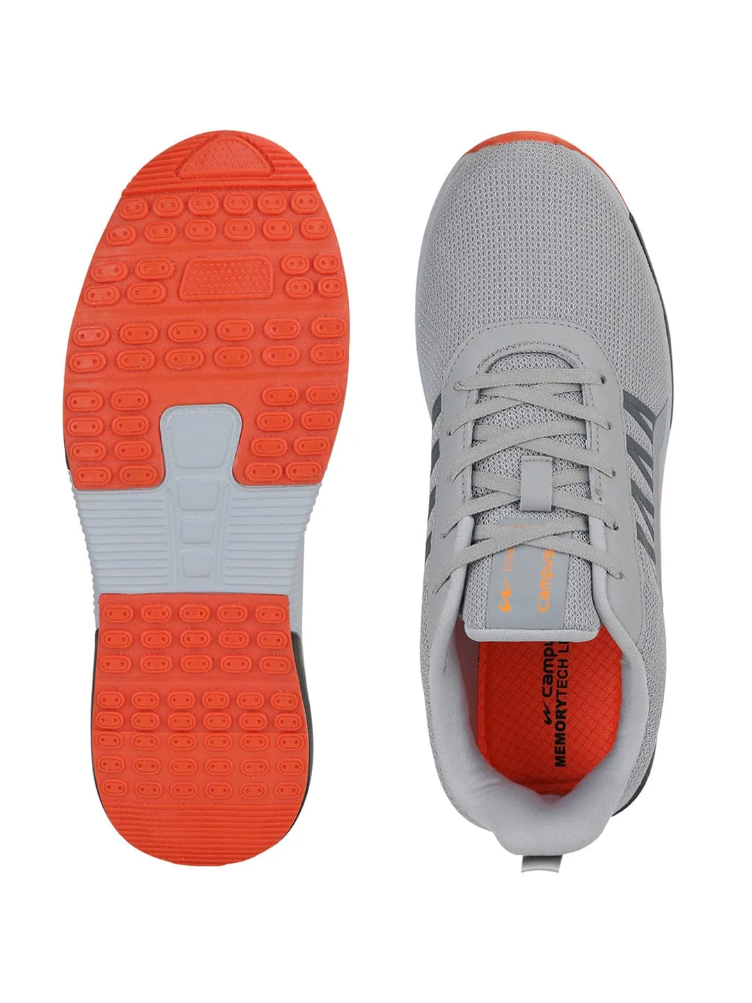 BRAZIL PRO Grey Men's Running Shoes sold by Campus Shoes product image thumbnail 4