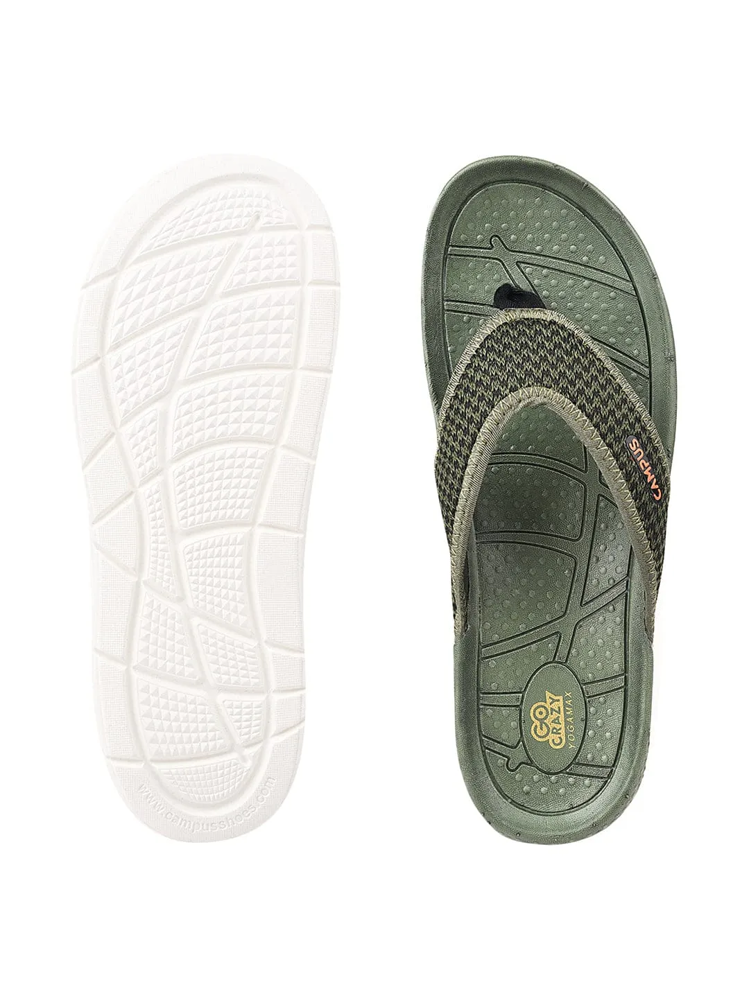 SL-406 Green Men's Flip Flops sold by Campus Shoes product image thumbnail 4