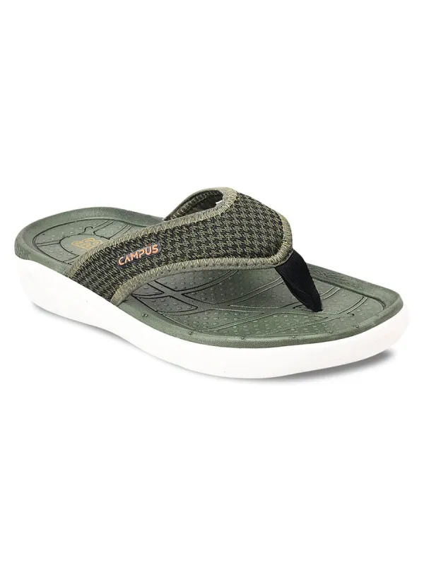 SL-406 Green Men's Flip Flops sold by Campus Shoes