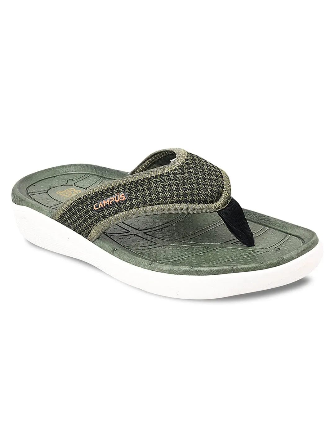 SL-406 Green Men's Flip Flops sold by Campus Shoes