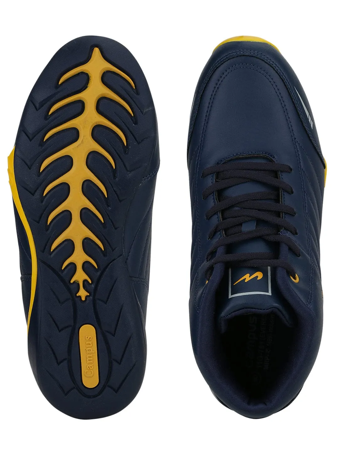 EVEREST Navy Men's Sneakers sold by Campus Shoes product image thumbnail 4