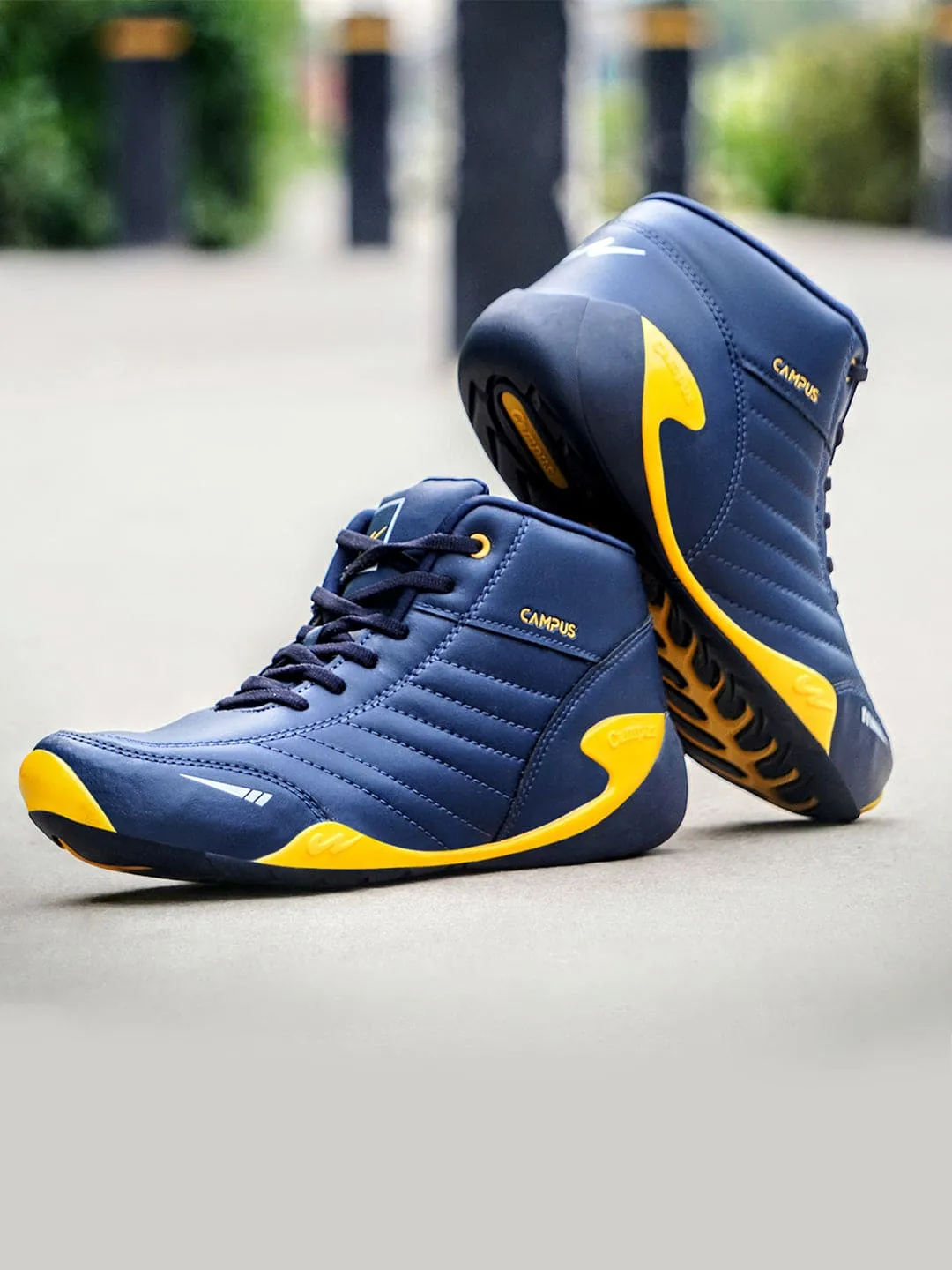 EVEREST Navy Men's Sneakers sold by Campus Shoes product image thumbnail 5