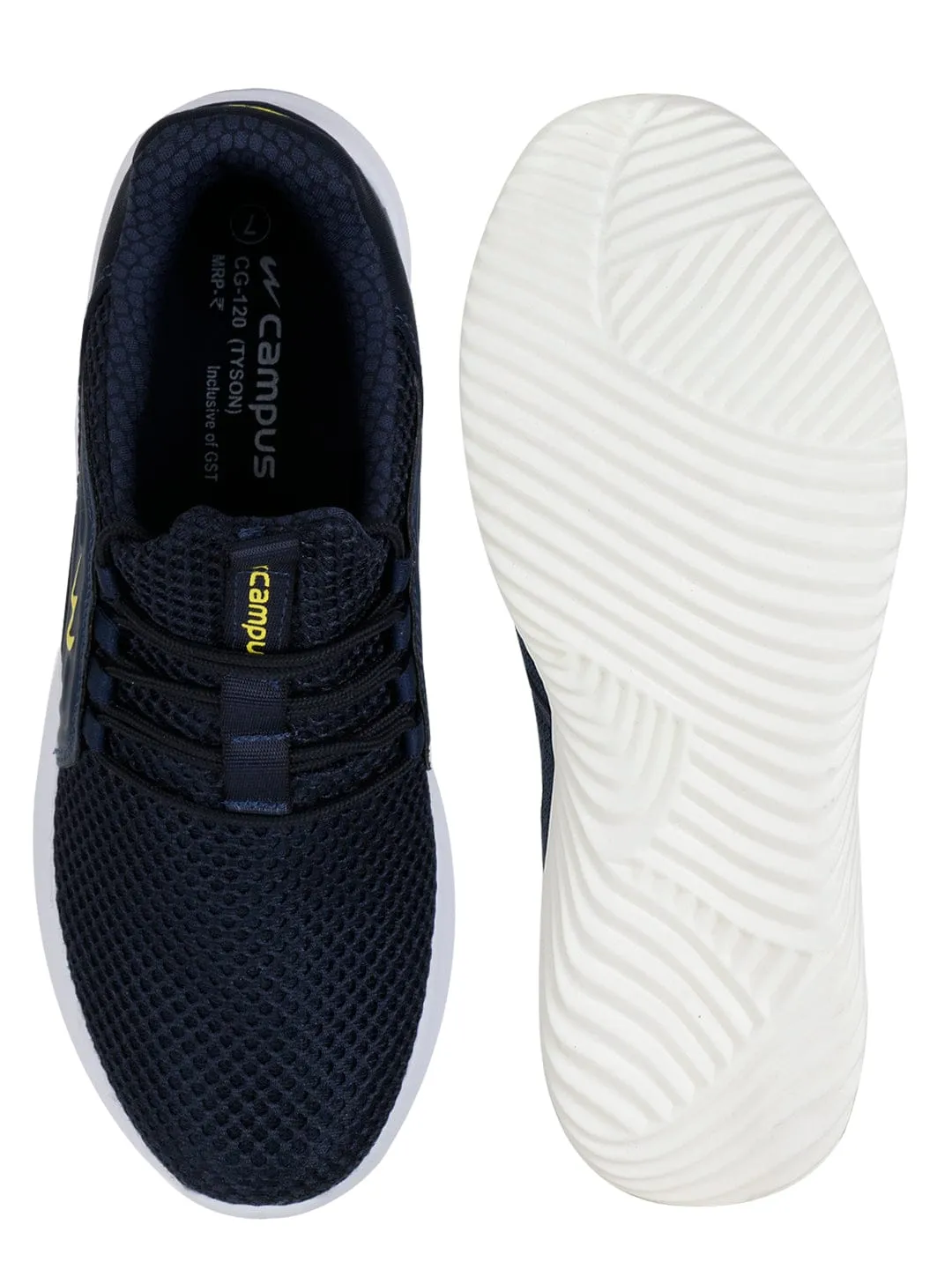 TYSON Pro Navy Men's Walking Shoes sold by Campus Shoes product image thumbnail 4