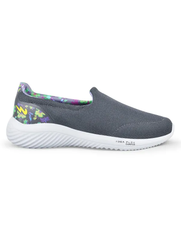 CAMP JEX Grey Women's Slip-ons sold by Campus Shoes