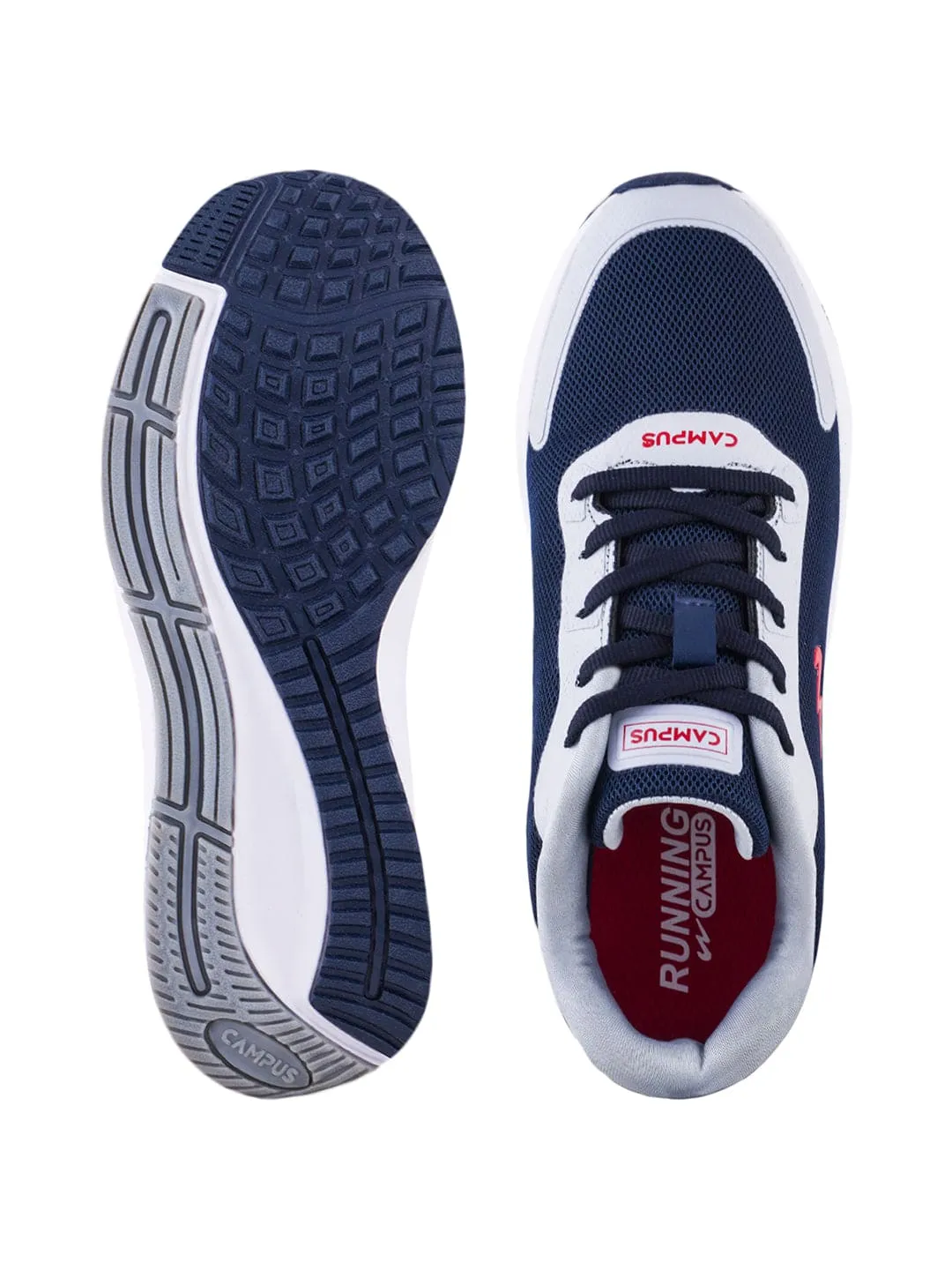 MADRIAN Navy Men's Running Shoes sold by Campus Shoes product image thumbnail 4