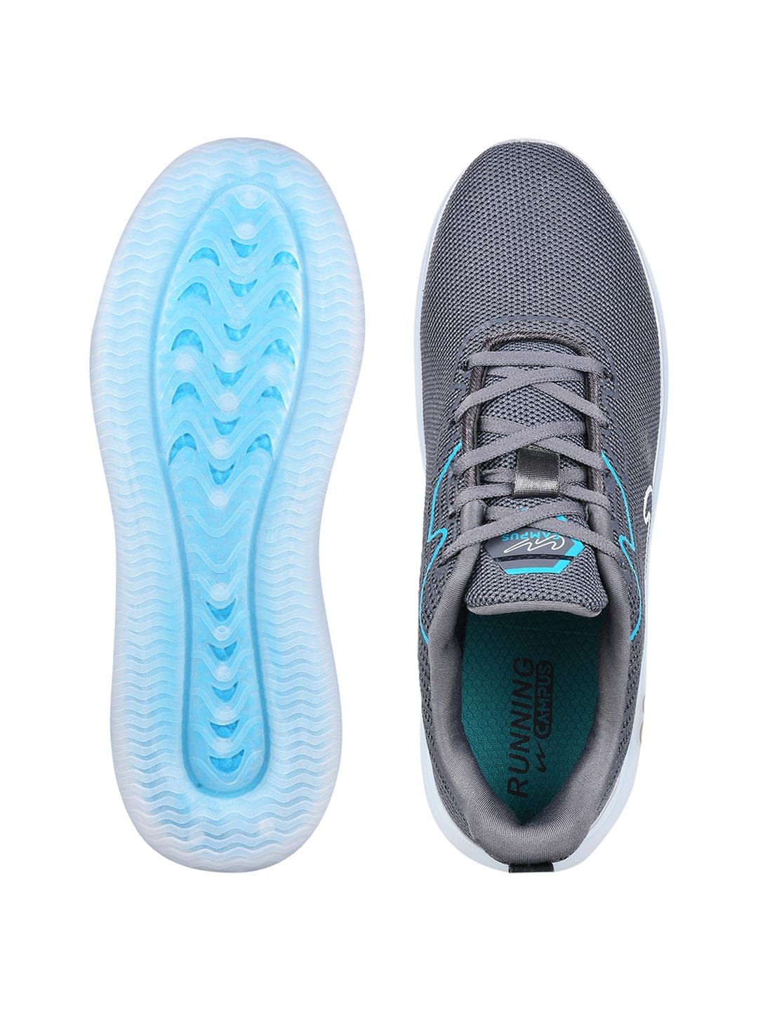 CAMP ASTROD Grey Men's Running Shoes sold by Campus Shoes product image thumbnail 4