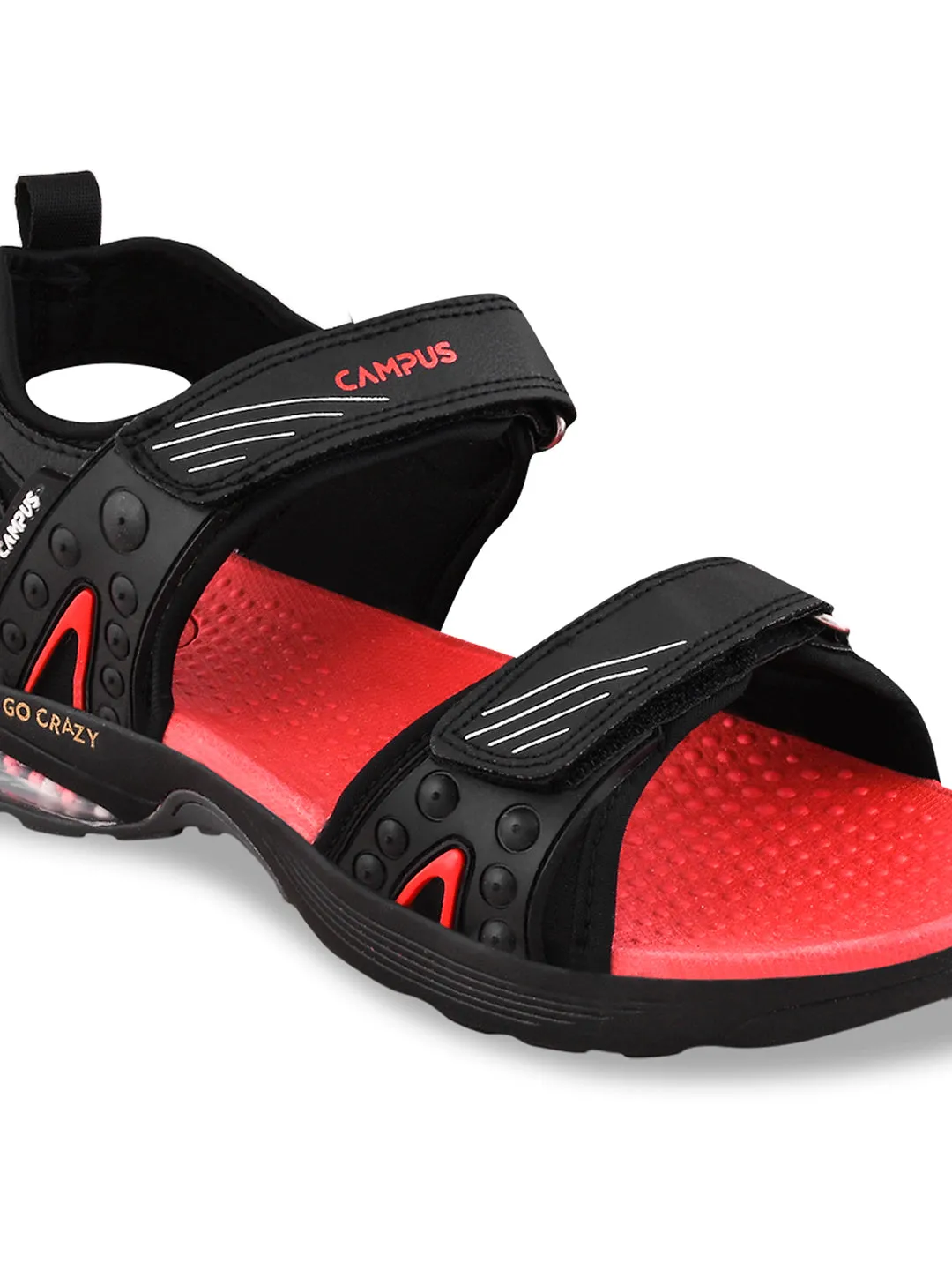 GC-09 Black Men's Sandals sold by Campus Shoes product image thumbnail 4