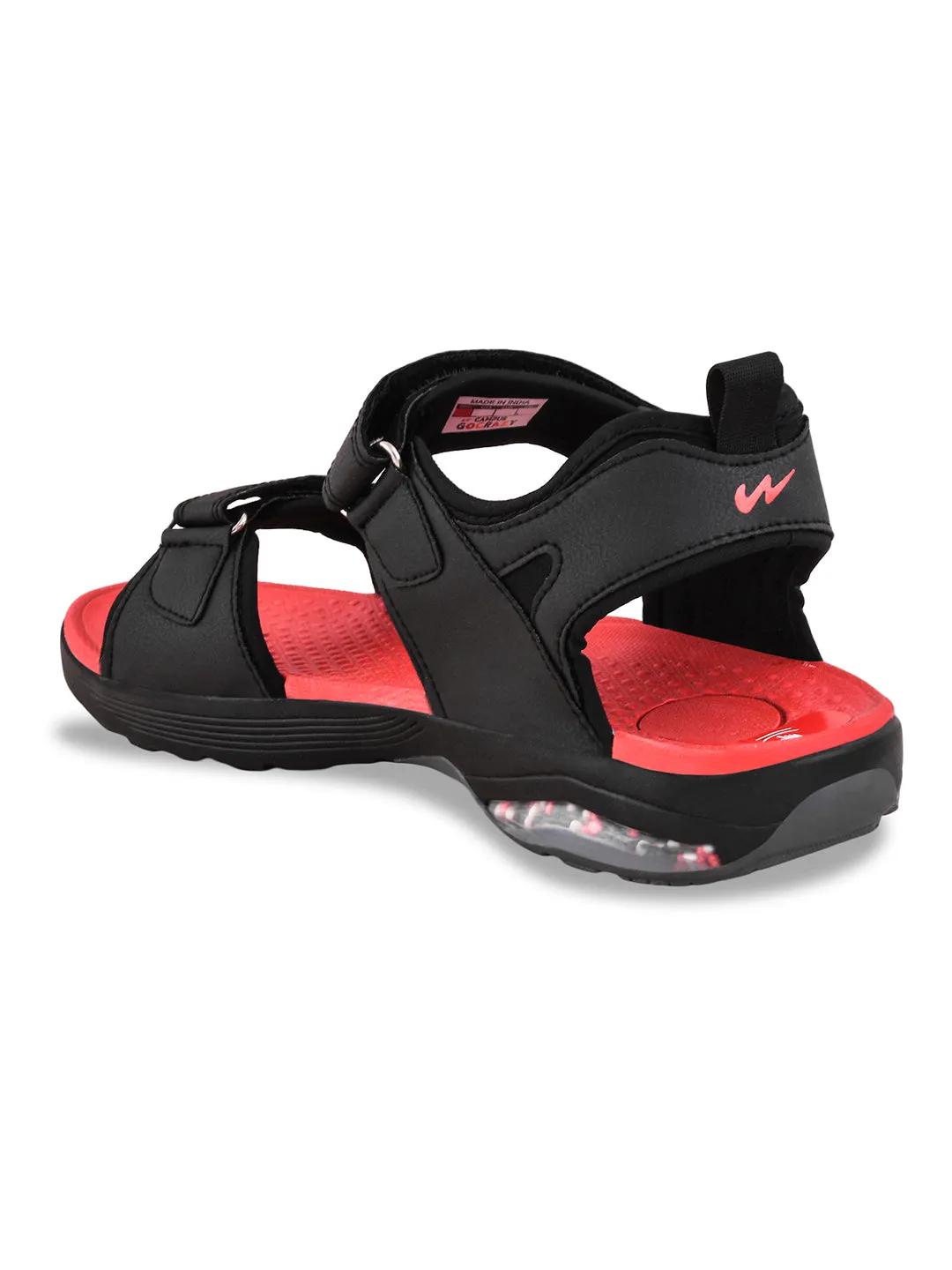 GC-09 Black Men's Sandals sold by Campus Shoes product image thumbnail 3