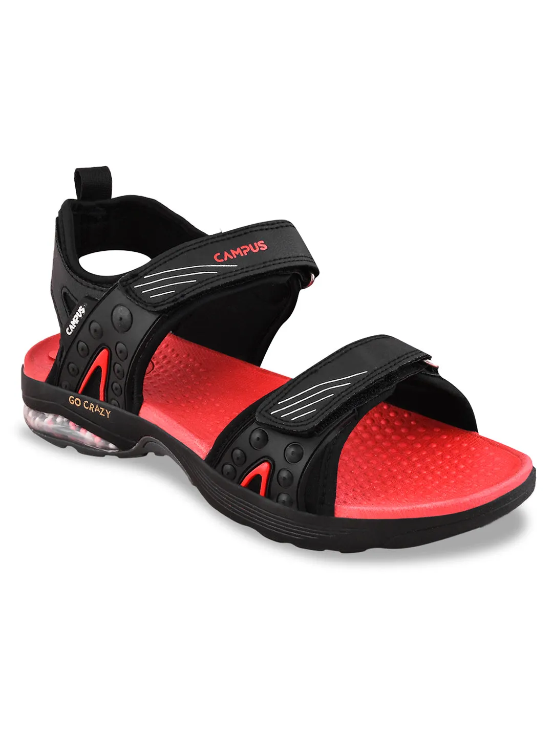 GC-09 Black Men's Sandals sold by Campus Shoes product image thumbnail 2