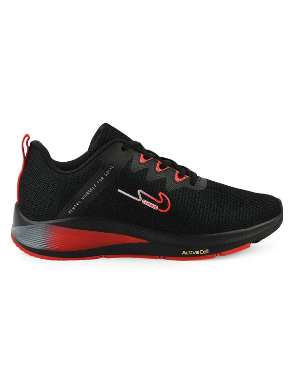 CAMP-XMEN Black Men's Running Shoes sold by Campus Shoes