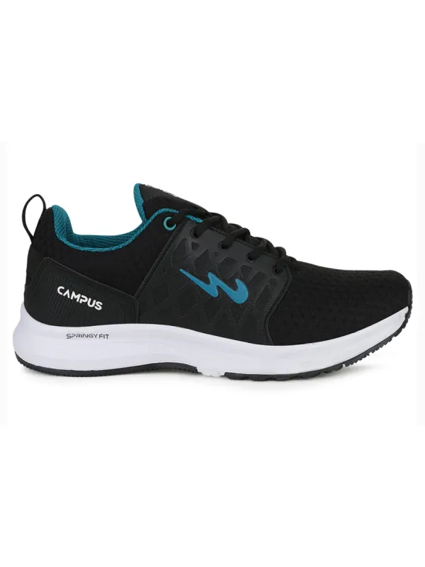 RODEO PRO Black Men's Running Shoes sold by Campus Shoes
