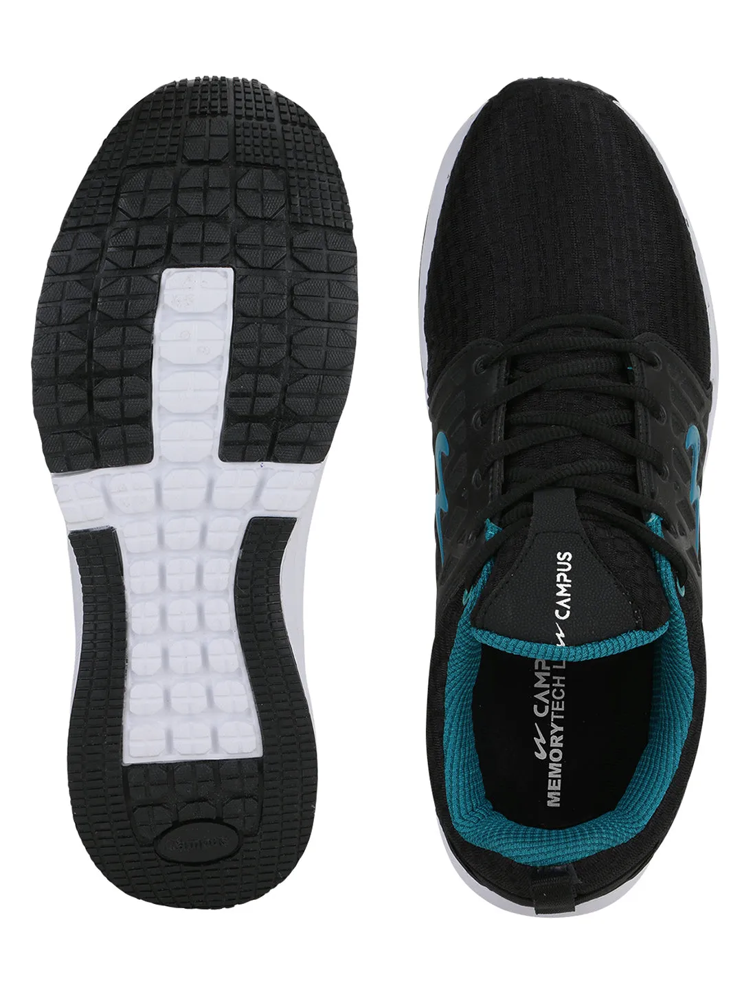 RODEO PRO Black Men's Running Shoes sold by Campus Shoes product image thumbnail 5