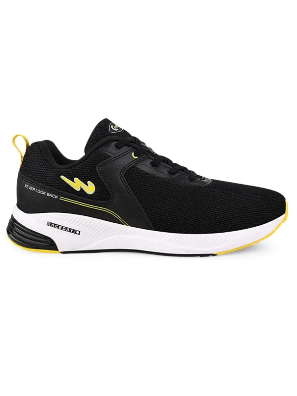 CAMP-SLASHER Black Men's Running Shoes sold by Campus Shoes