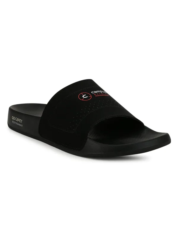 2GC-SL-08 Black Men's Slides sold by Campus Shoes