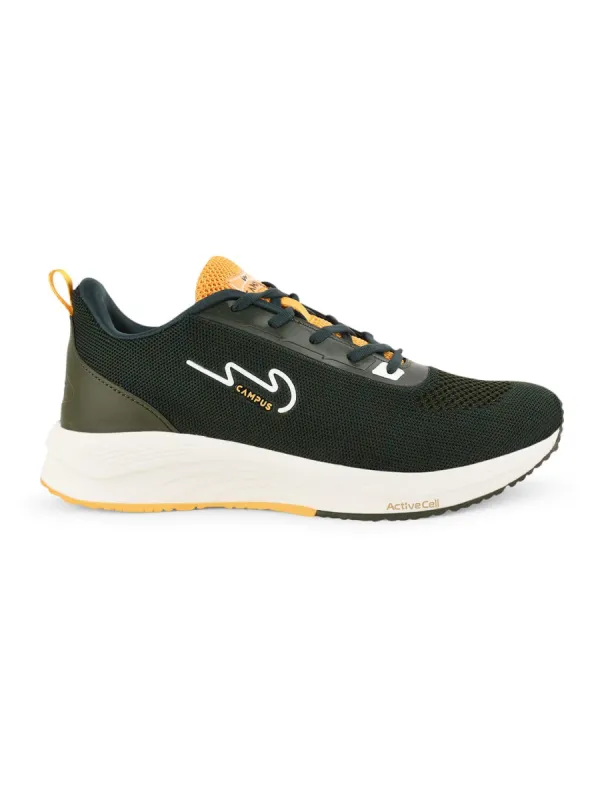 CAMP ZANE Green Men's Running Shoes sold by Campus Shoes