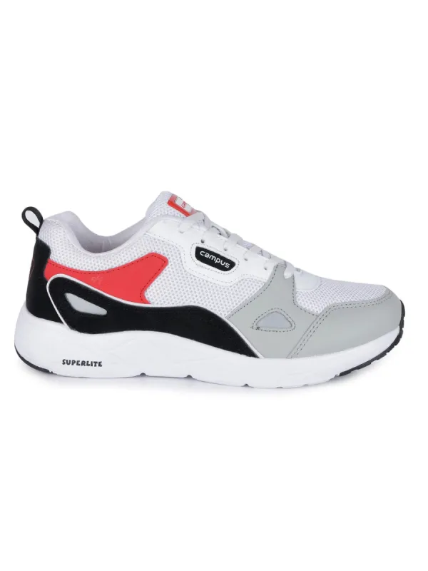 WISDOM White Men's Running Shoes sold by Campus Shoes