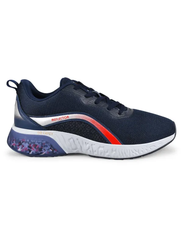 CLAY Navy Men's Running Shoes sold by Campus Shoes