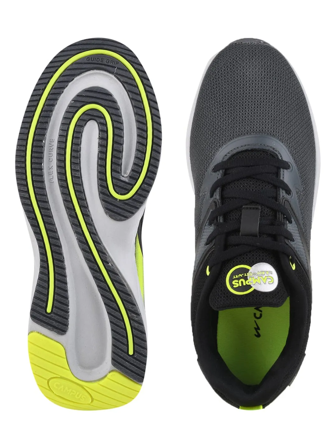 MILANO Grey Men's Running Shoes sold by Campus Shoes product image thumbnail 4